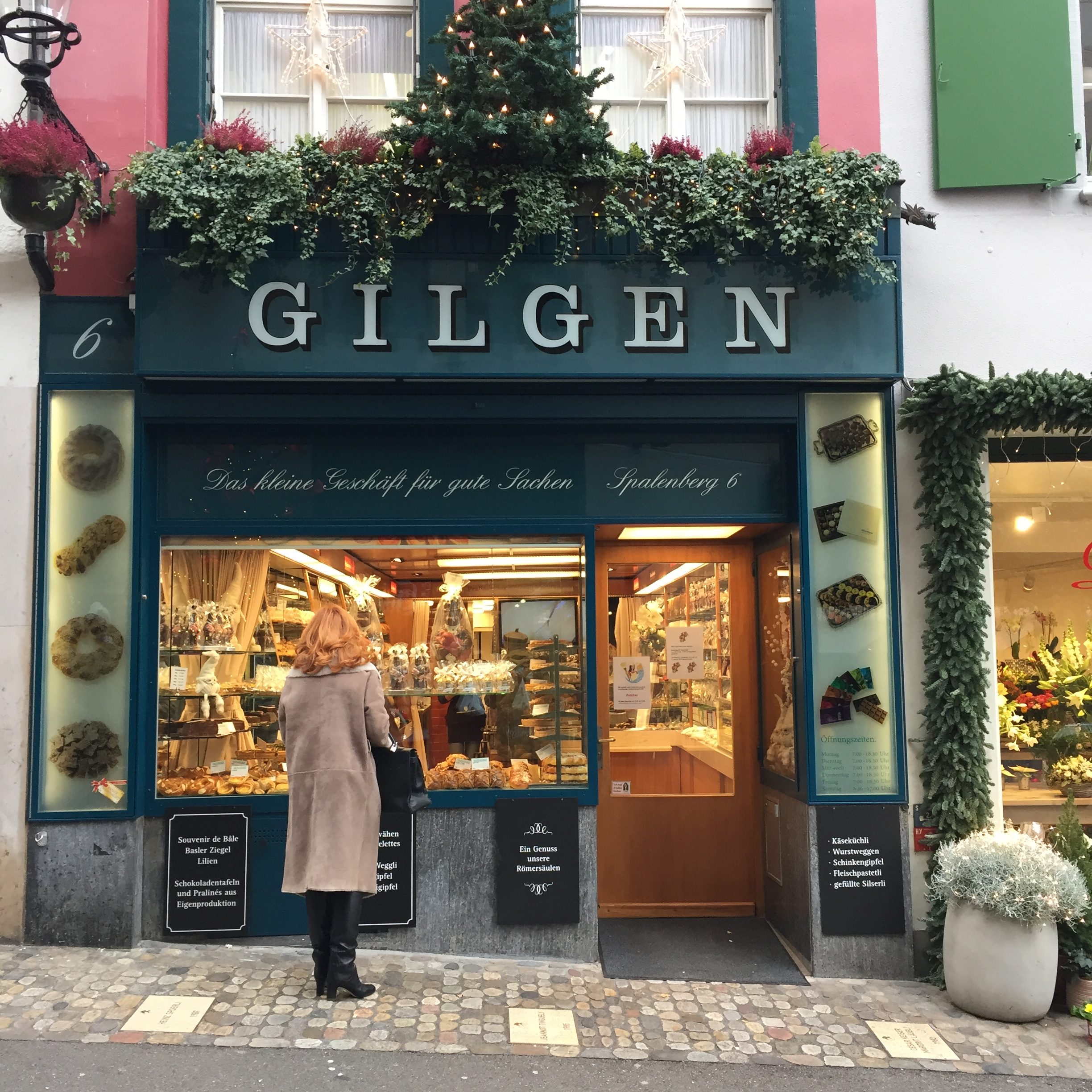 Gilgen confiserie pâtisserie suisse à Bâle - blog Suisse