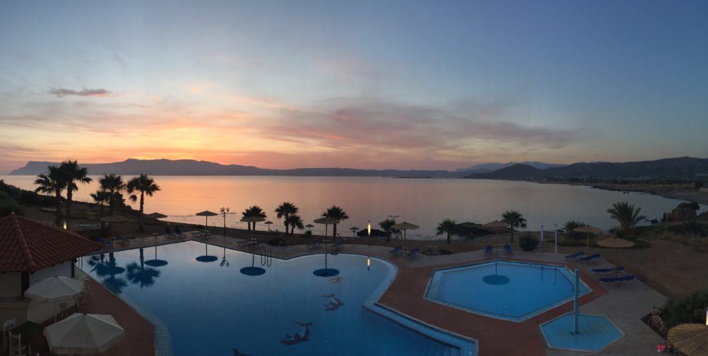 lever de soleil sur Balos Beach road trip en Crète
