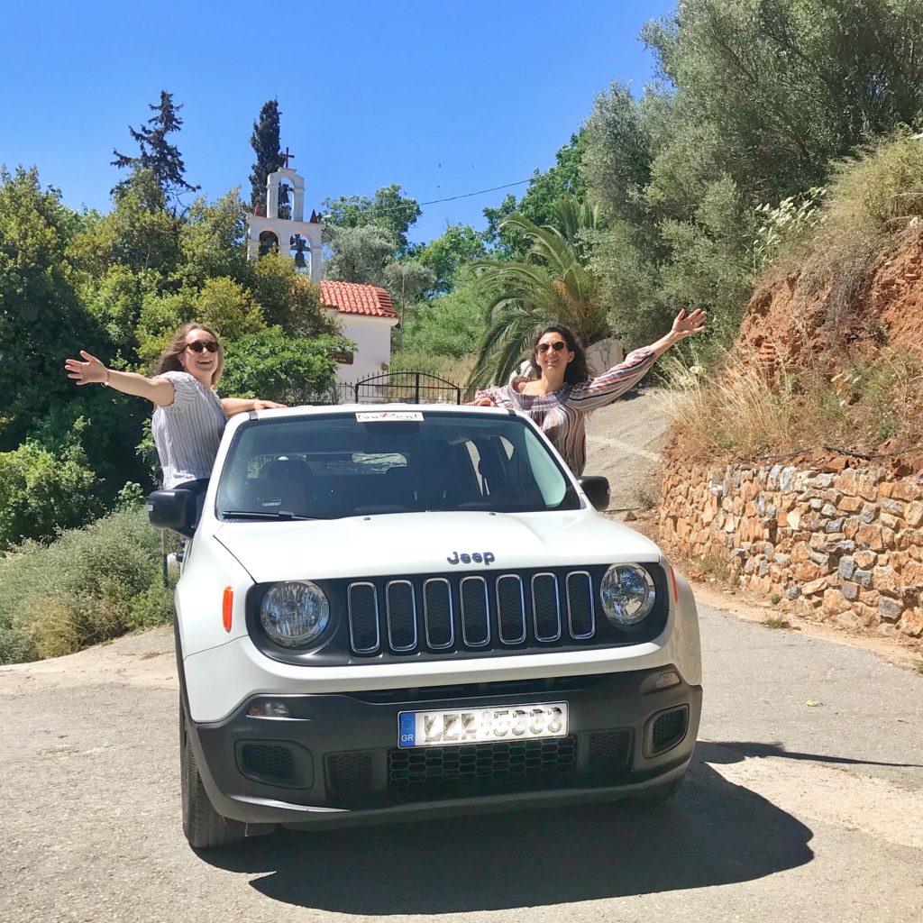 location de voiture en Crète avec Liligo jeep renegade