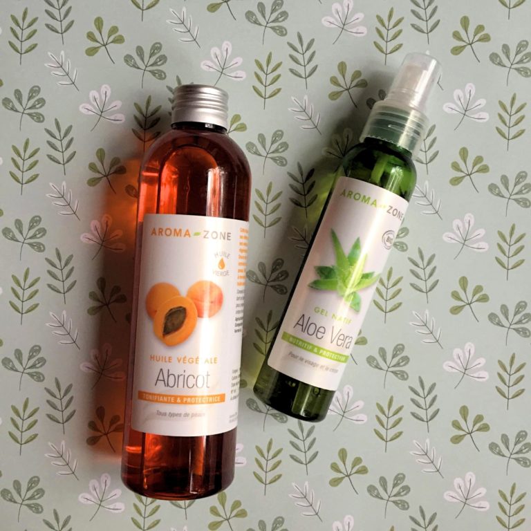 aroma zone gel aloe vera Camille In Bordeaux