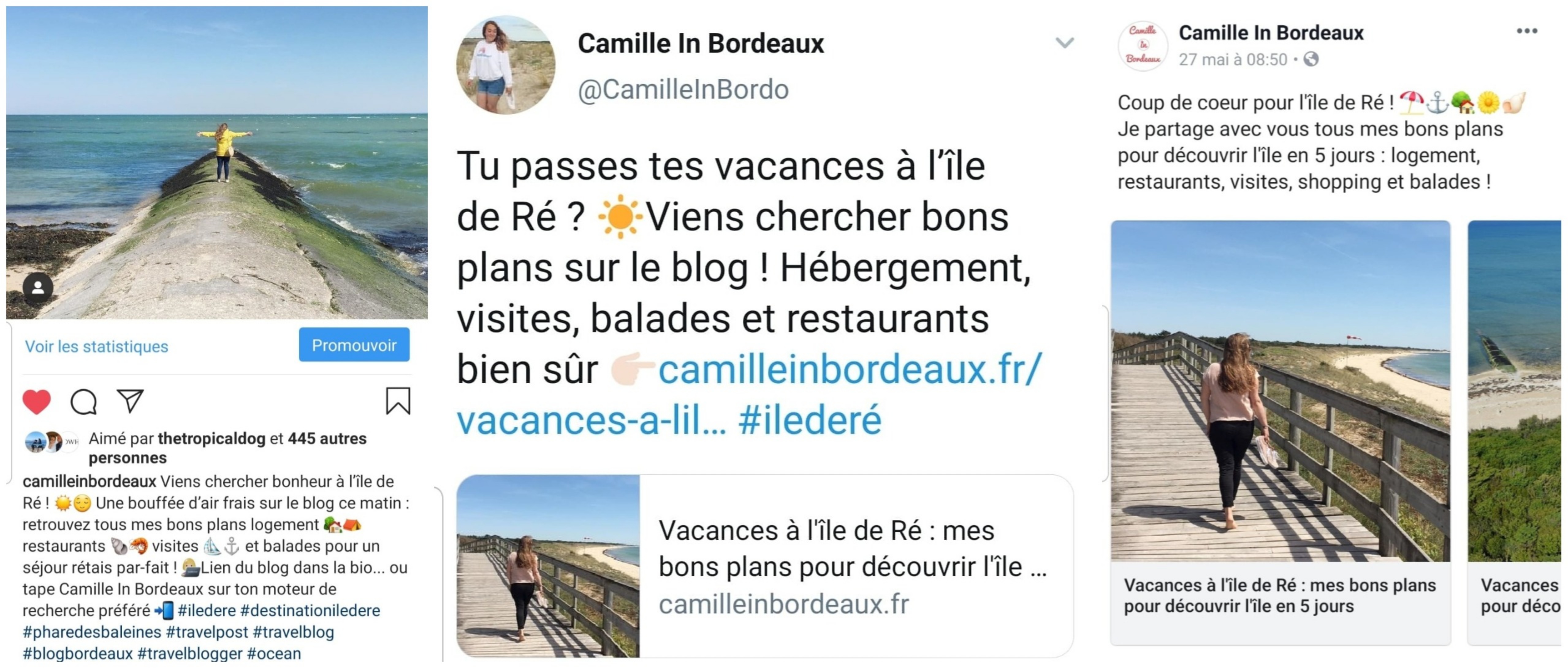 blog bons plans Ile de Ré Camille in Bordeaux