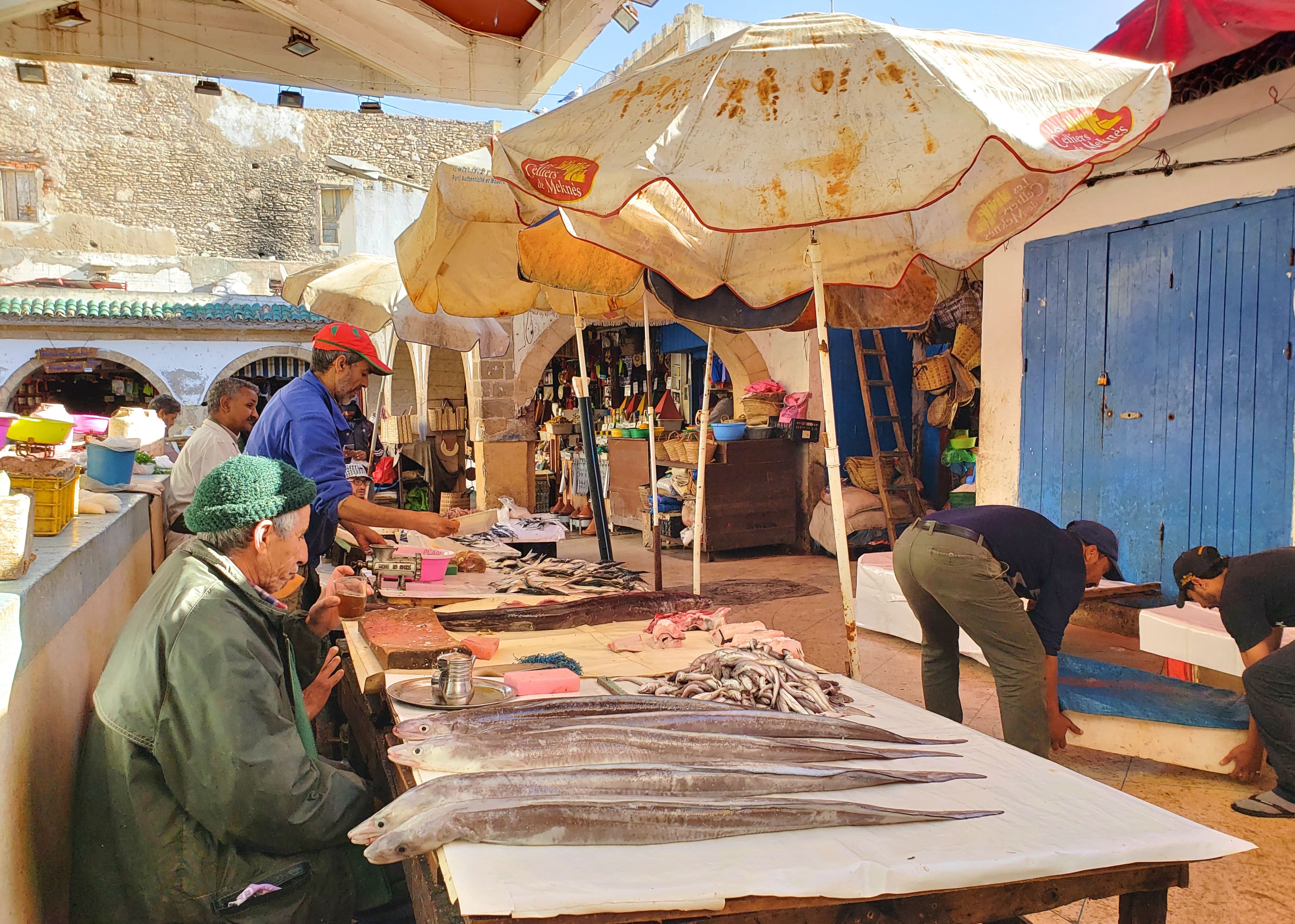 marché aux poissons Essaouira