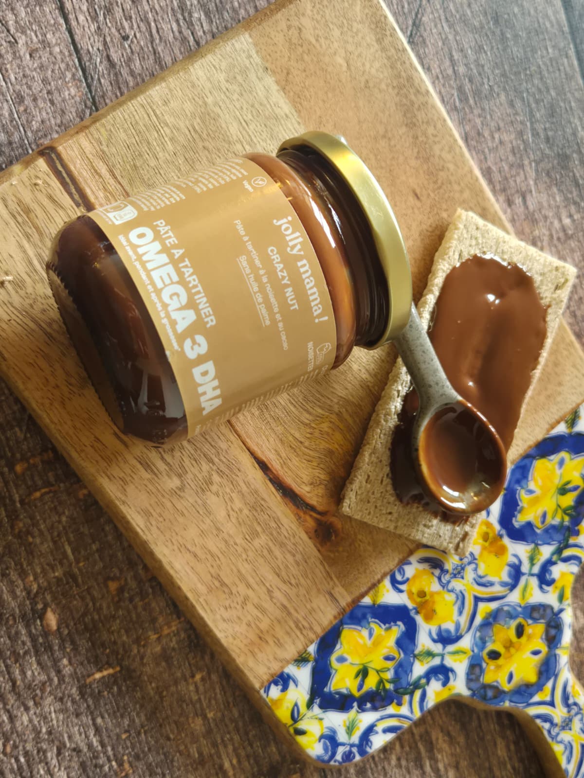 Pâte à tartiner noisettes Jolly Mama crédit photo Camille in Bordeaux