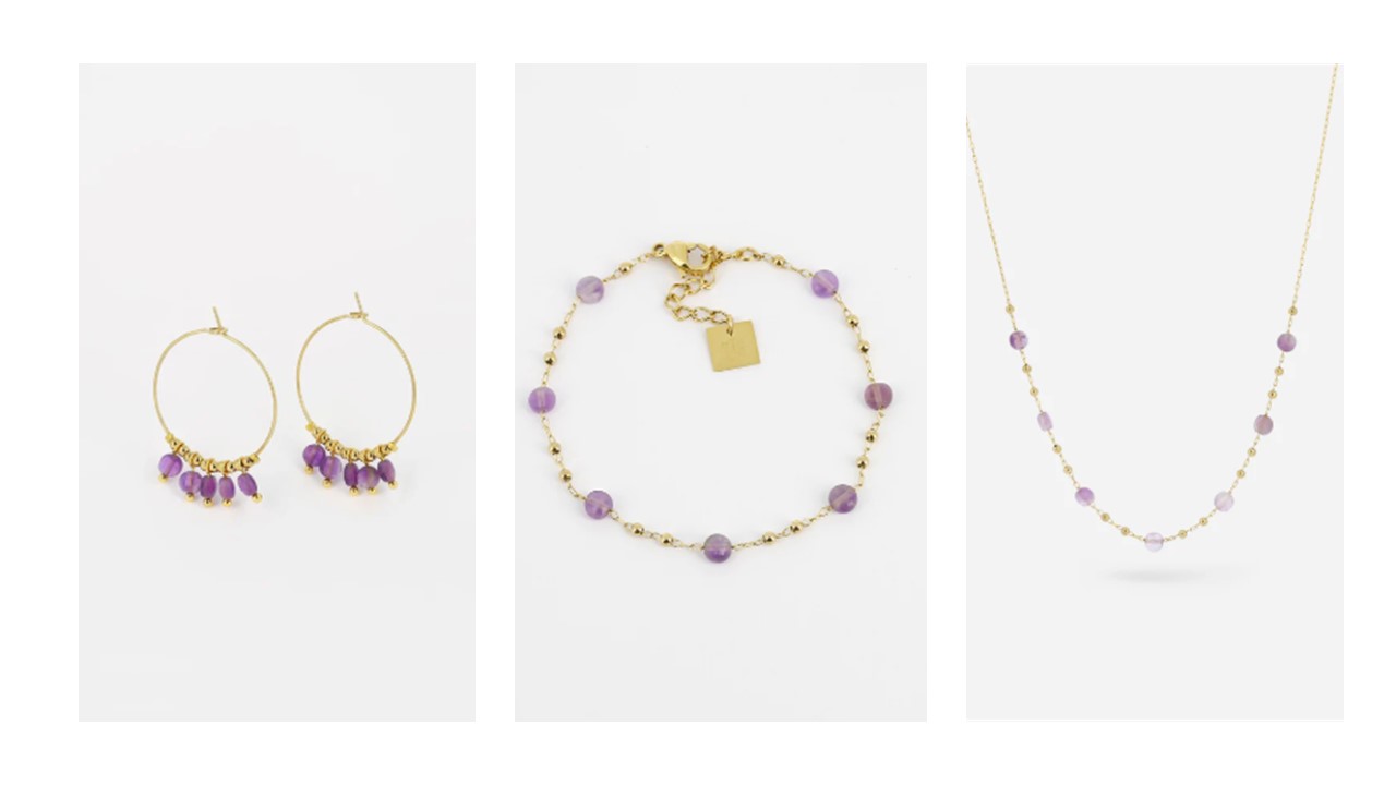 bracelet améthyste ZAG