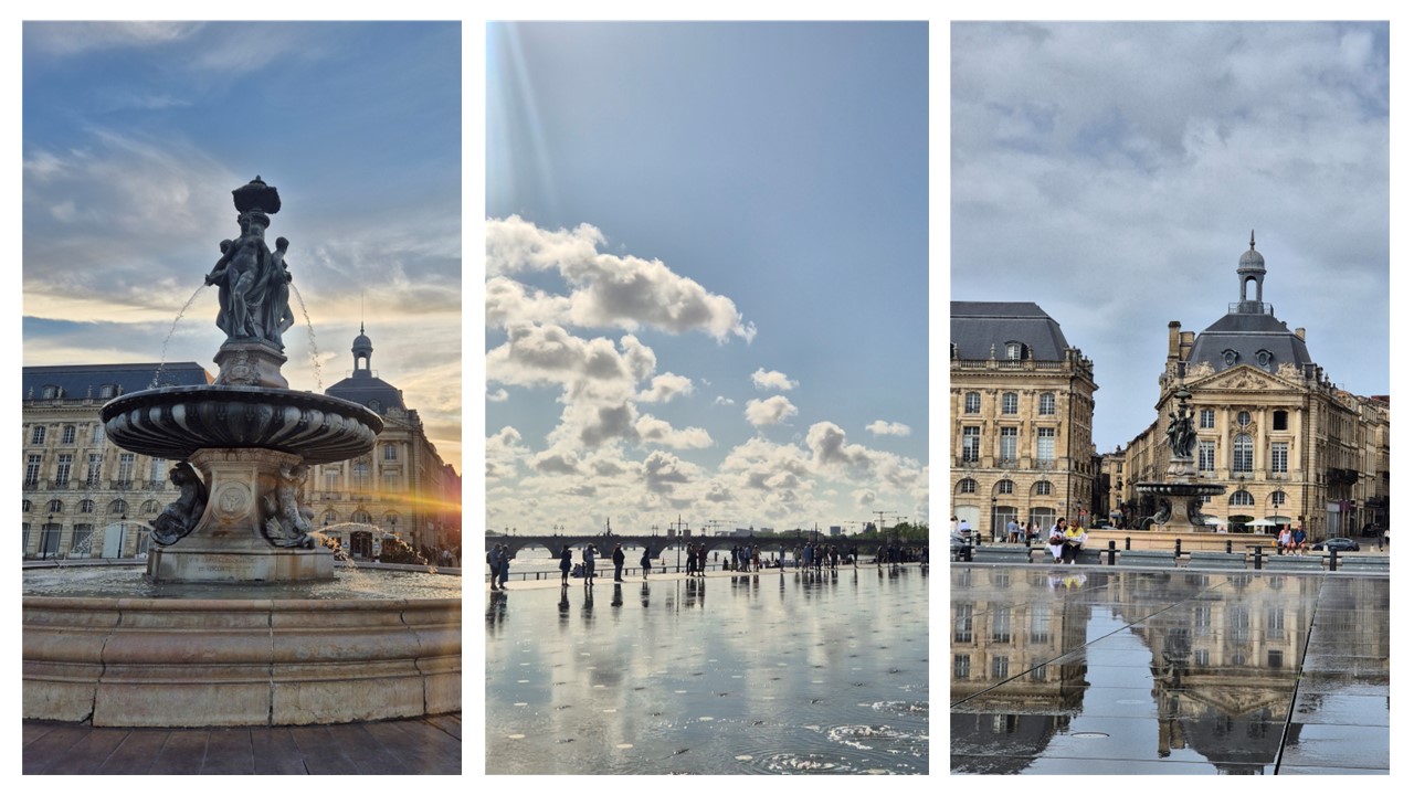 miroir d'eau Bordeaux place de la Bourse